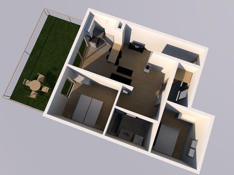 Apartamento Lawendowy Zakatek - Klimatyzacja - Ogrodek - Prywatny Parking Rzeszów Exterior foto